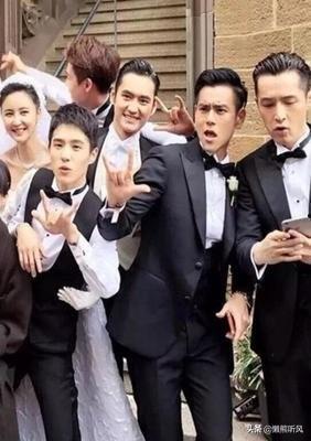 明星网红伴郎团是谁,豪华伴郎团闪耀婚礼现场